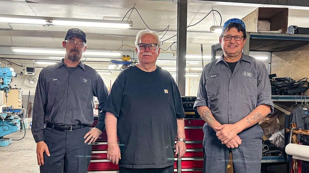 Eagle CNC's dedicated maintenance team, keeping machines running and bottlenecks open