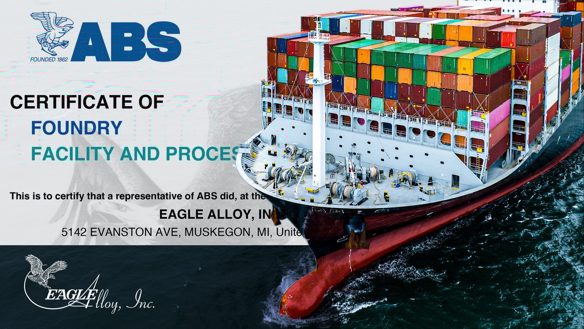 Eagle Alloy on the High Seas: Our American Bureau of Shipping (ABS) Certification